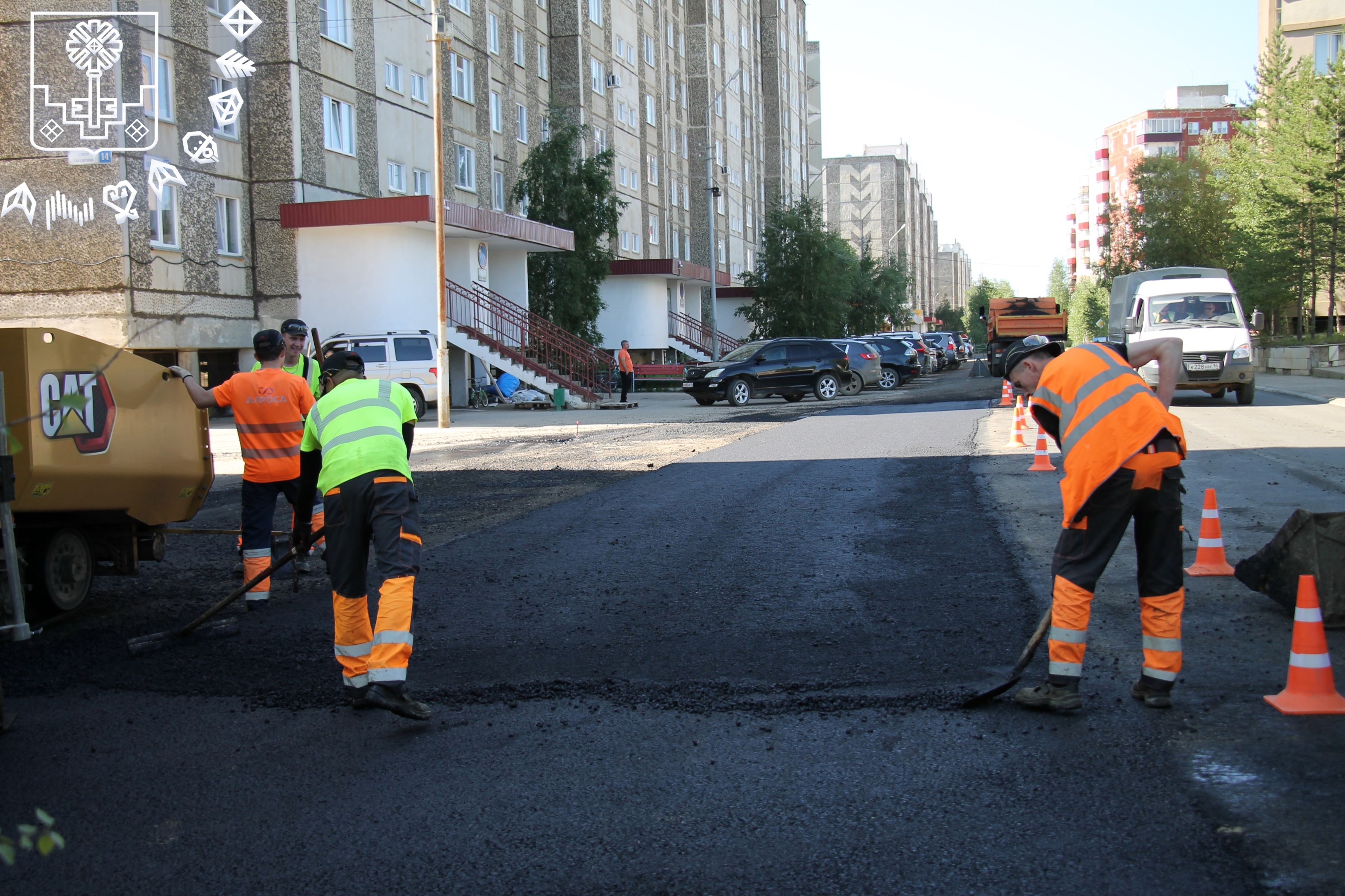 Текущая ситуация с ремонтом дорог в Мирном