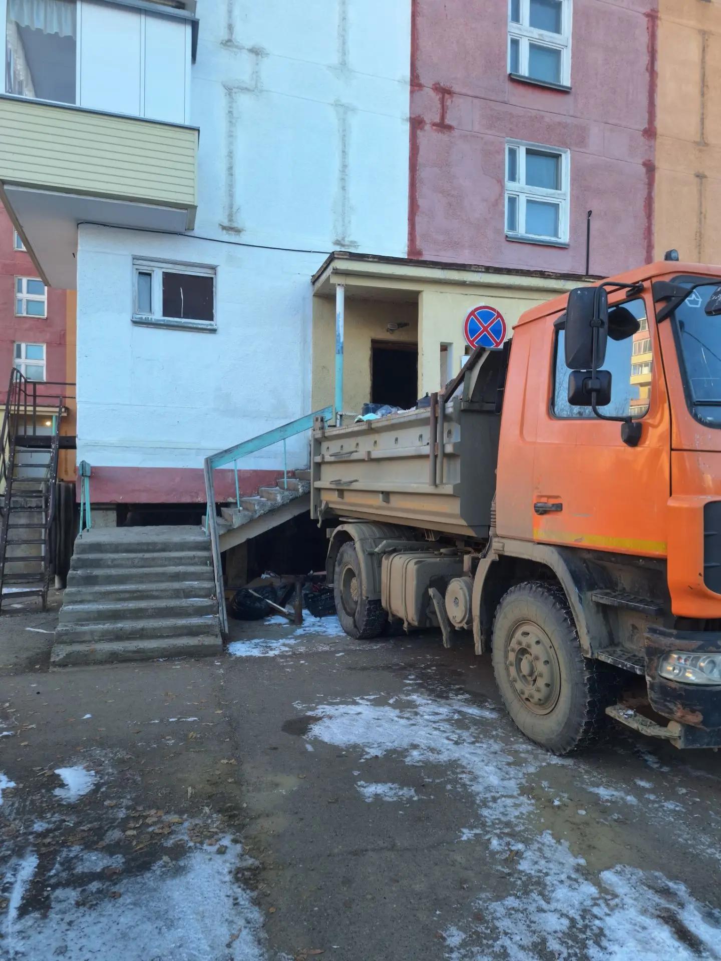 В Мирном за неделю вывезли 30,5 тонн мусора