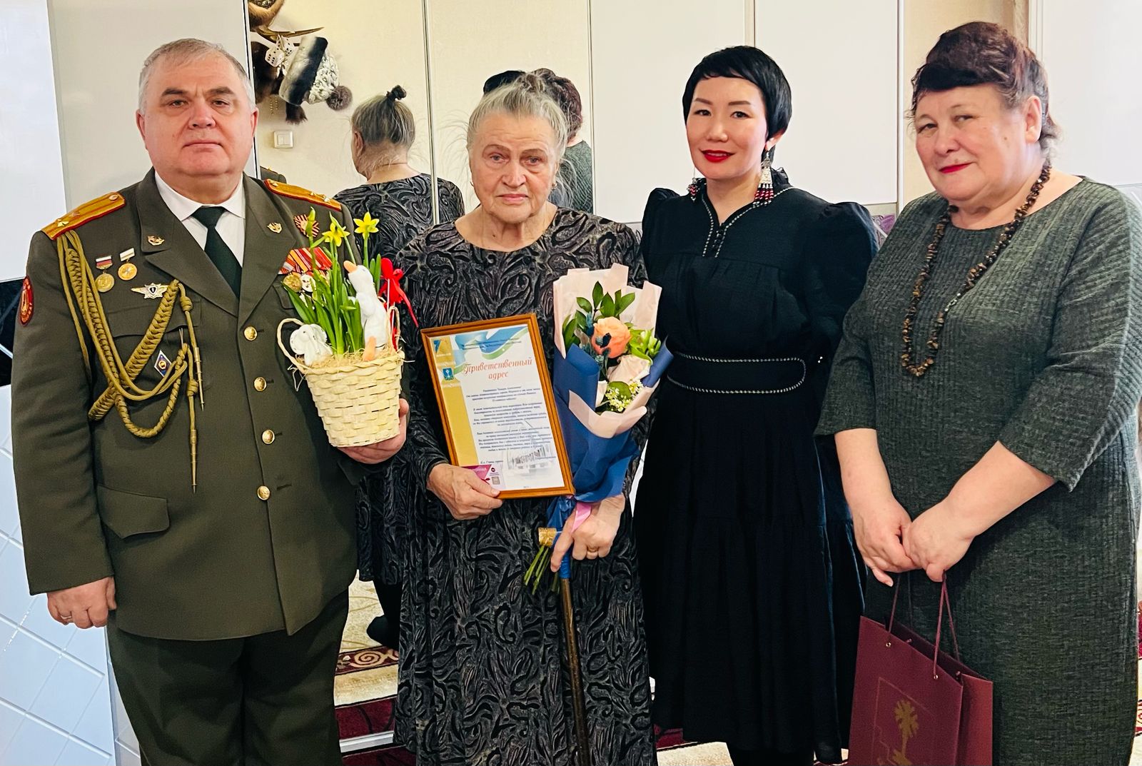 85 лет отметила Тамара Щепина  - вдова участника Великой Отечественной войны