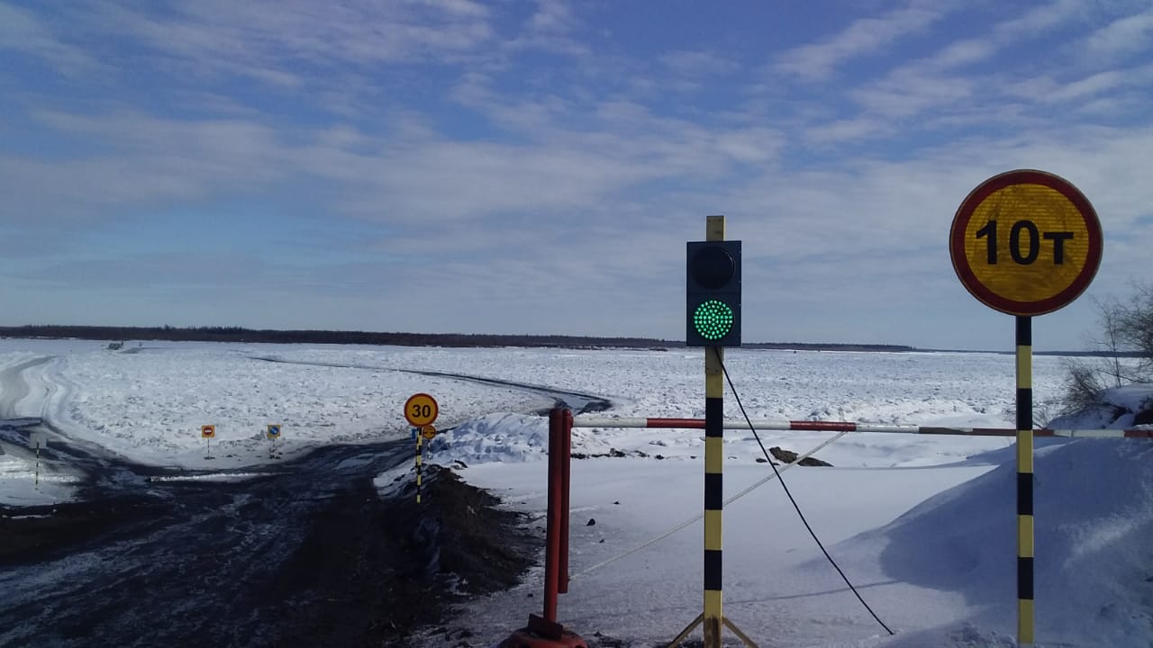 Снижается грузоподъёмность ледовых переправ на федеральной трассе Р-504 «Колыма»