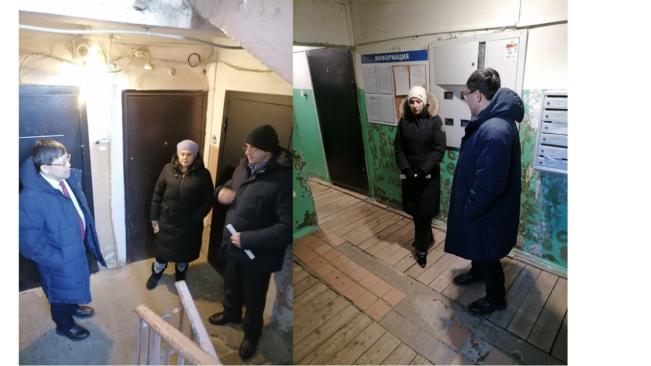 Выезд по заявкам УК на муниципальные субсидии на ремонт подъездов 