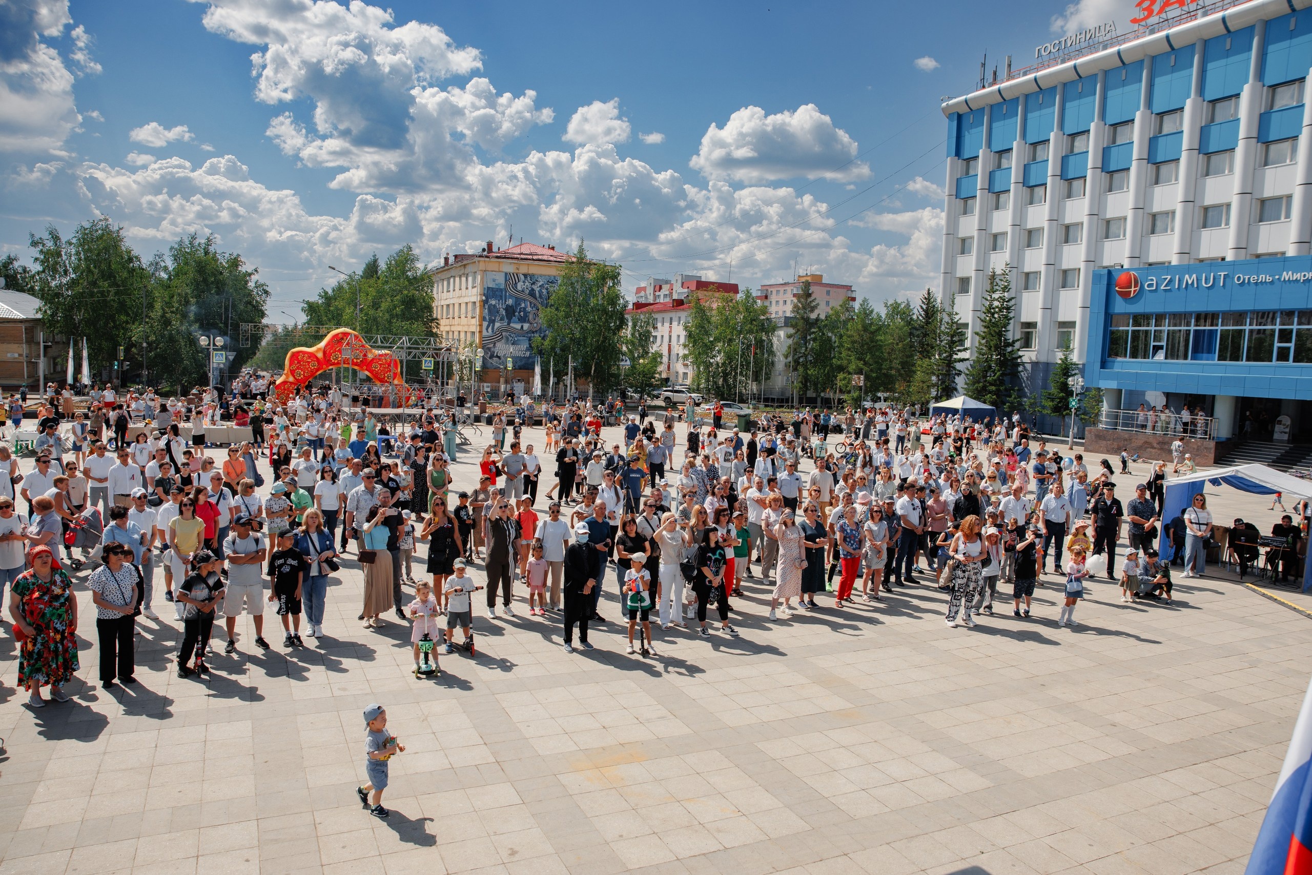 День России в Мирном: как это было