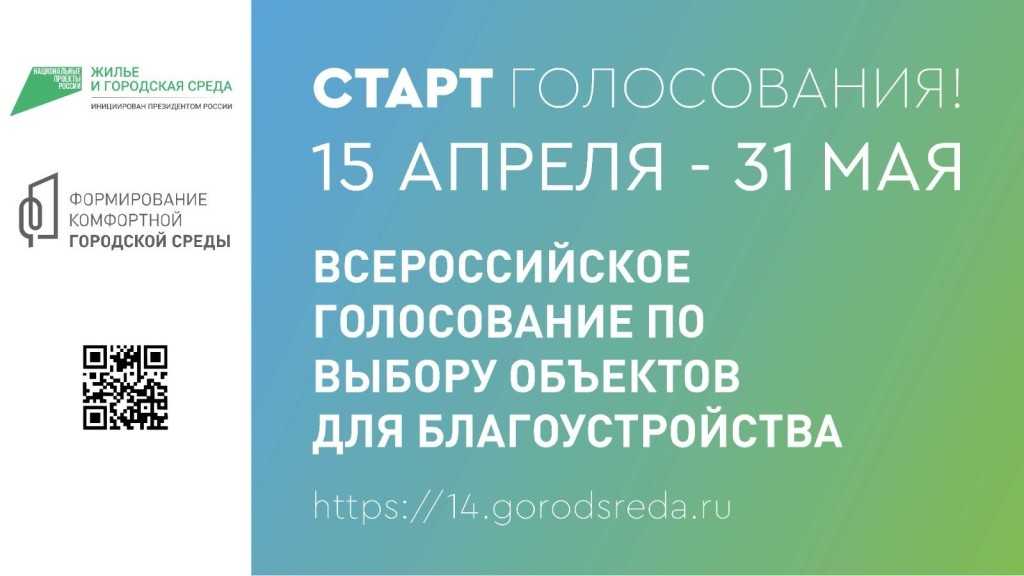 Стартовало Всероссийское рейтинговое голосование