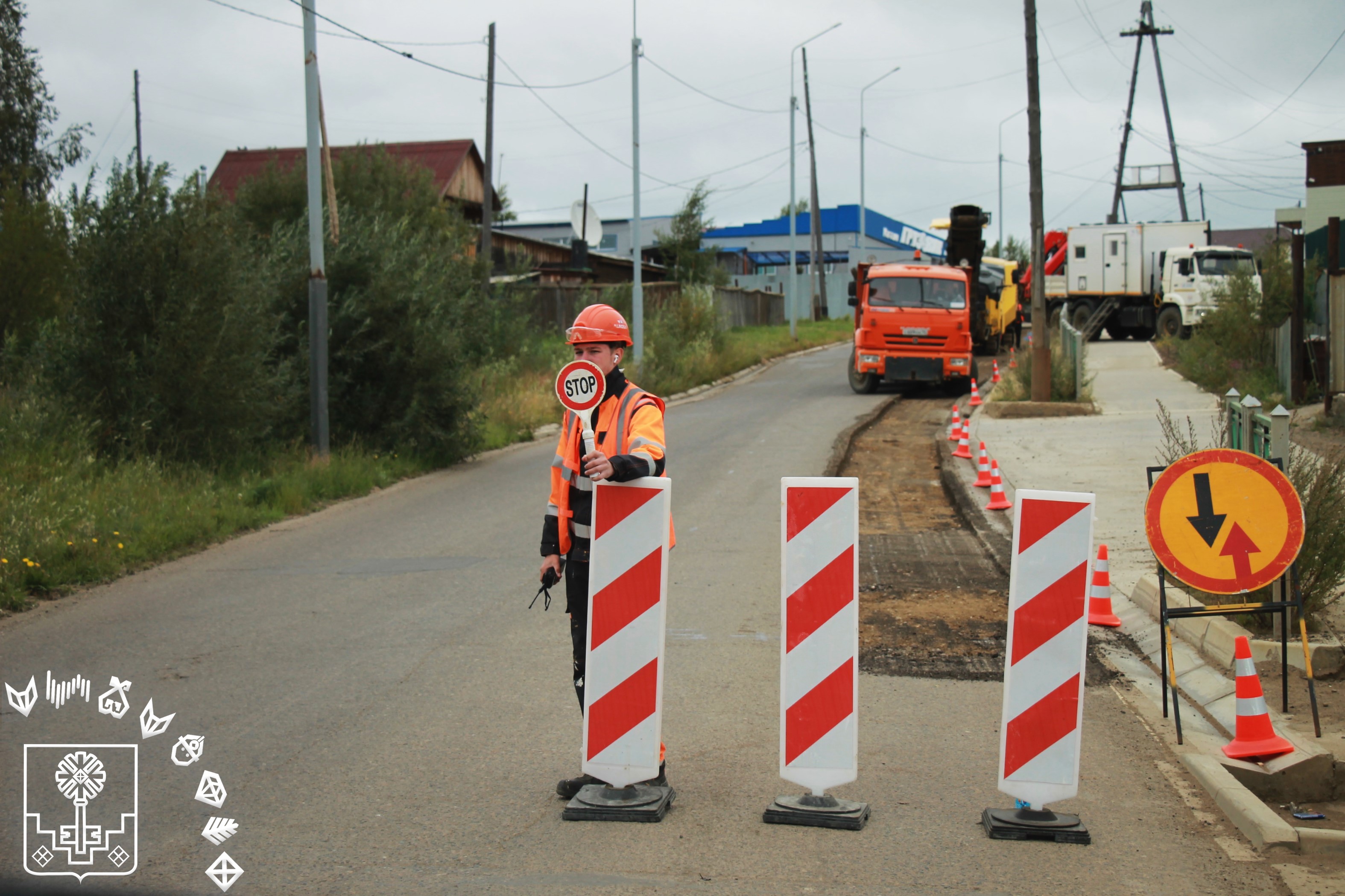 Ремонт дорог на Кирова, Вилюйской и Мухтуйской