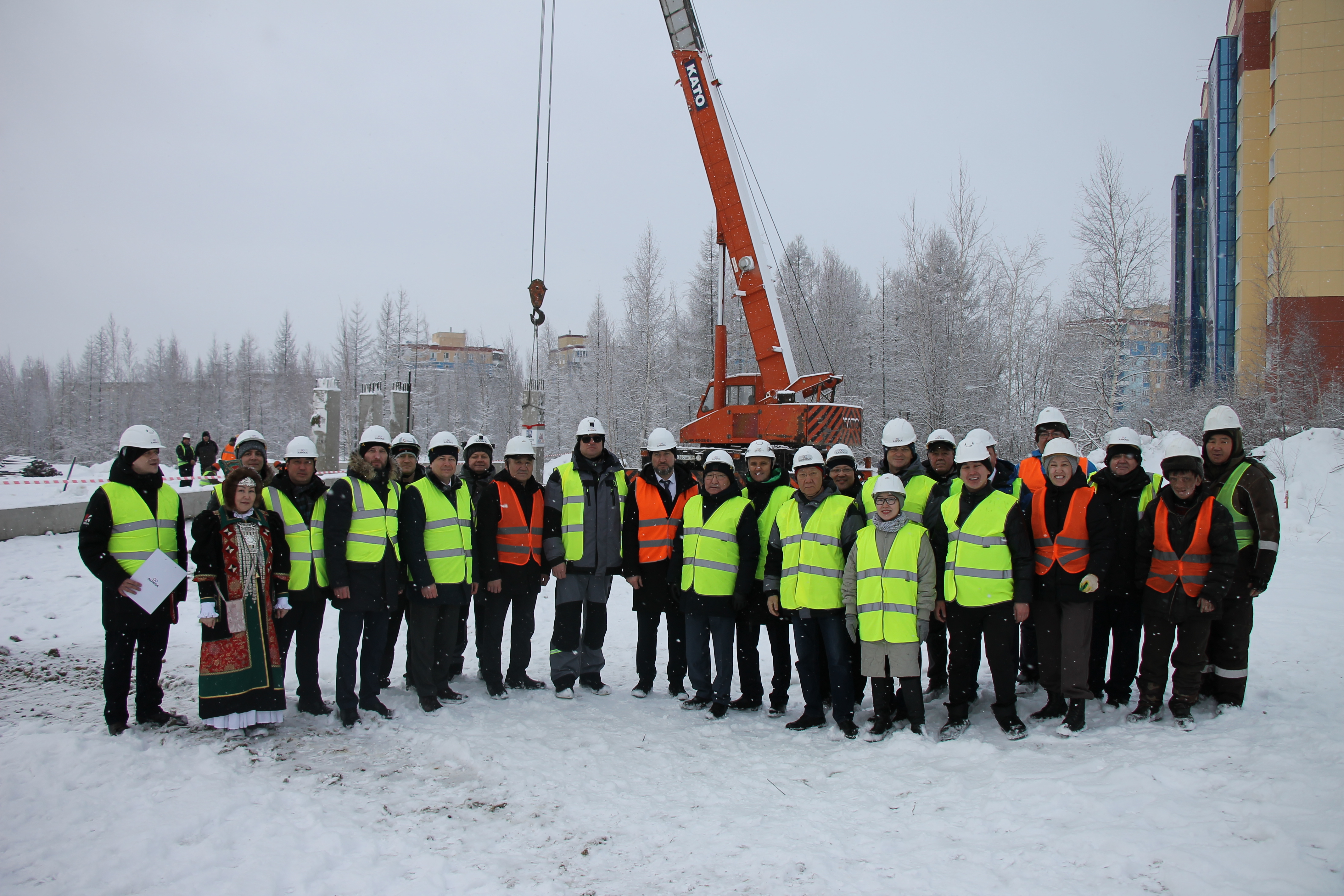 16-этажный дом в Мирном: начало положено