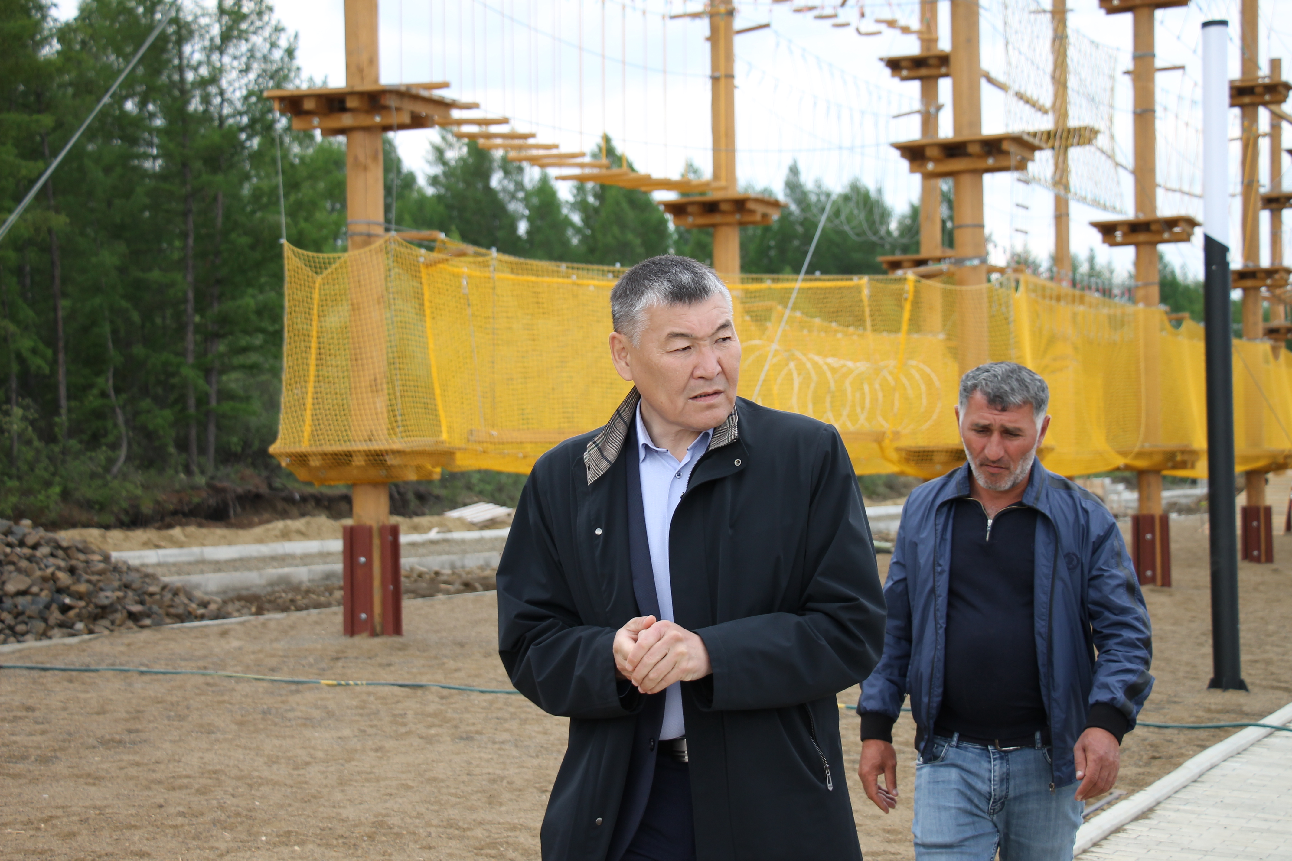 До конца лета в Мирном появится ещё одно место отдыха для горожан