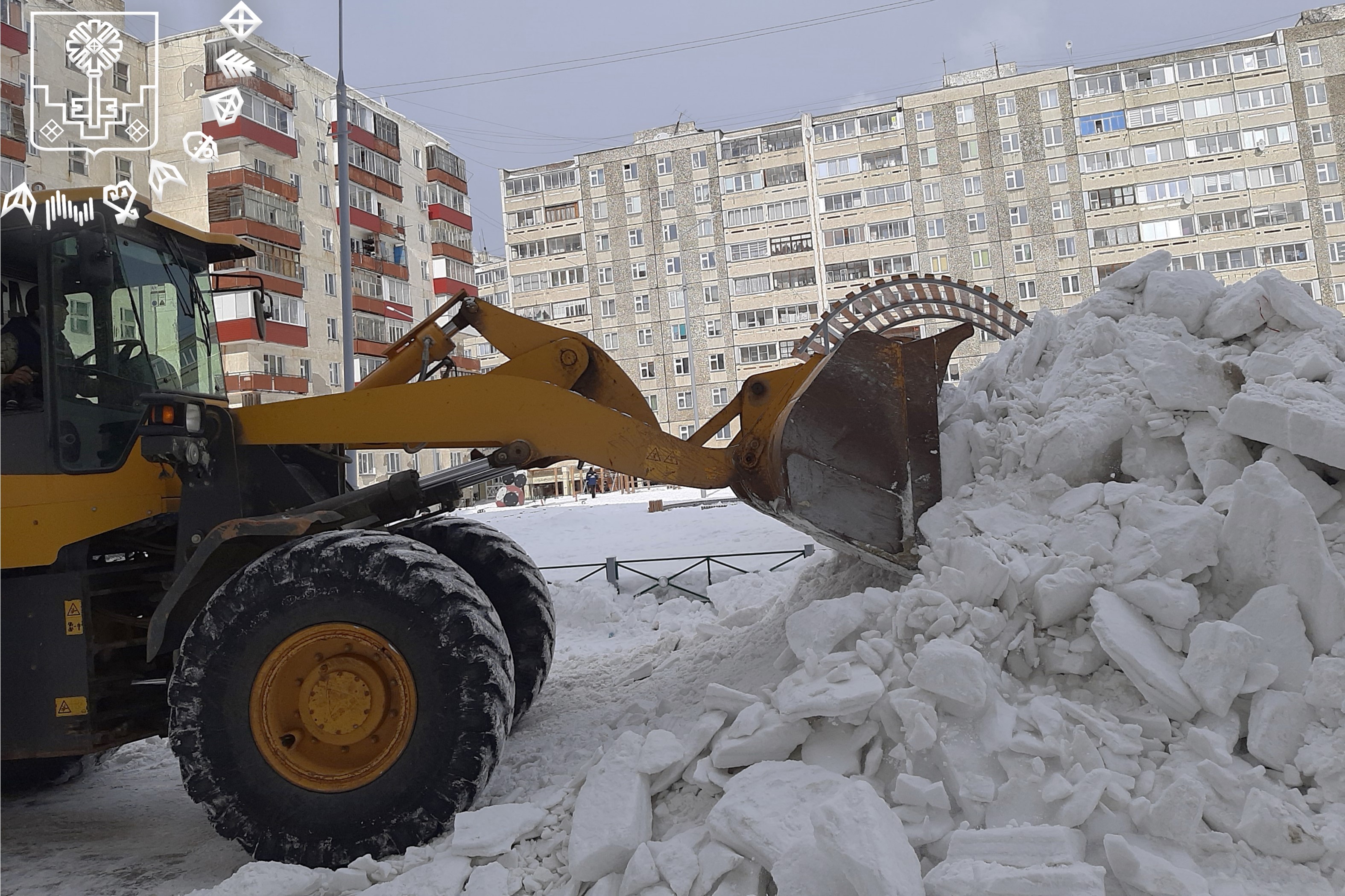 Срок вывоза снега - до конца марта