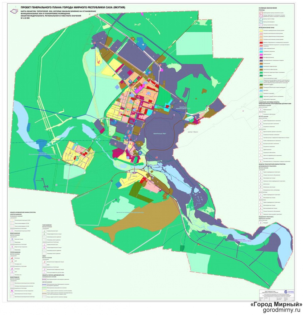 Карта мирного архангельской области